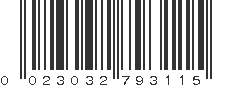 UPC 023032793115