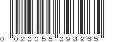 UPC 023055393965