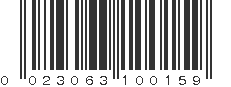 UPC 023063100159