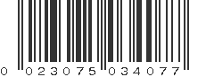 UPC 023075034077