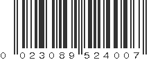 UPC 023089524007