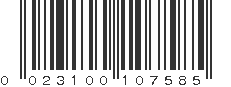 UPC 023100107585