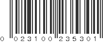 UPC 023100235301