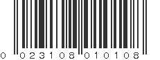 UPC 023108010108