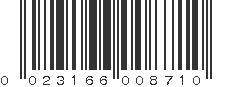 UPC 023166008710