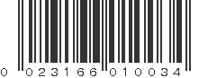 UPC 023166010034