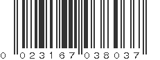 UPC 023167038037