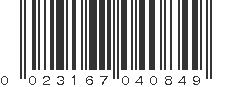 UPC 023167040849