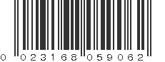 UPC 023168059062