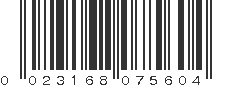 UPC 023168075604