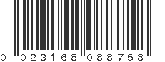 UPC 023168088758