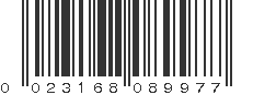 UPC 023168089977