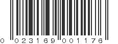 UPC 023169001176