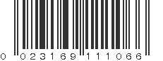 UPC 023169111066