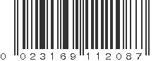 UPC 023169112087