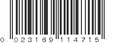 UPC 023169114715