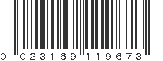 UPC 023169119673