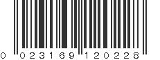 UPC 023169120228