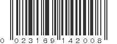 UPC 023169142008