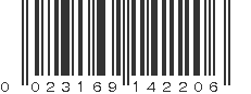 UPC 023169142206