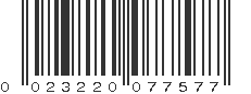 UPC 023220077577