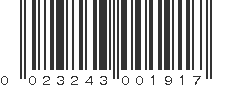 UPC 023243001917