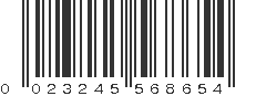 UPC 023245568654