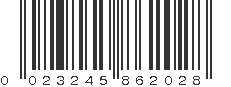 UPC 023245862028