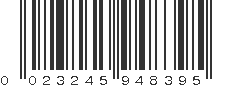 UPC 023245948395