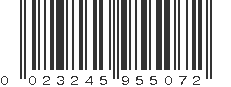 UPC 023245955072