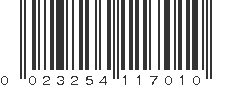 UPC 023254117010