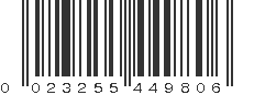 UPC 023255449806