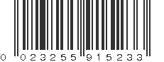 UPC 023255915233