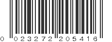 UPC 023272205416