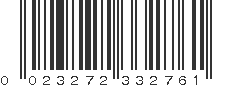 UPC 023272332761