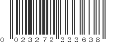 UPC 023272333638