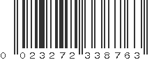 UPC 023272338763