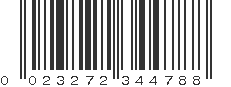 UPC 023272344788