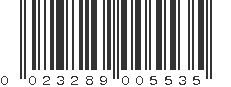 UPC 023289005535