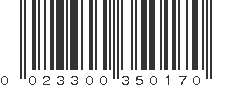 UPC 023300350170