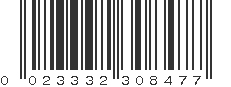 UPC 023332308477