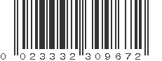 UPC 023332309672