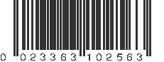 UPC 023363102563