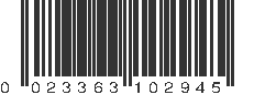 UPC 023363102945