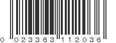 UPC 023363112036