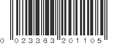 UPC 023363201105