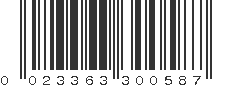 UPC 023363300587