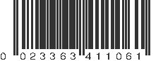 UPC 023363411061