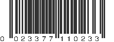 UPC 023377110233