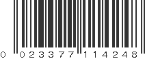 UPC 023377114248